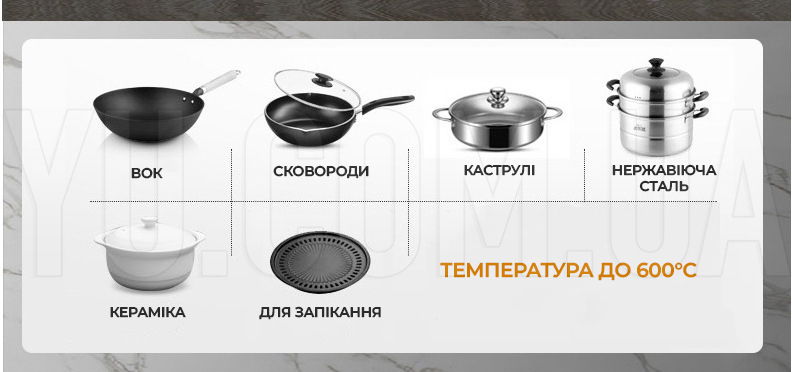 Інфрачервона одноконфоркова плита RAF 8004 (3500W) із сенсорним керуванням та таймером Інфрачервона одноконфоркова плита RAF 8004 (3500W) із сенсорним керуванням та таймером
